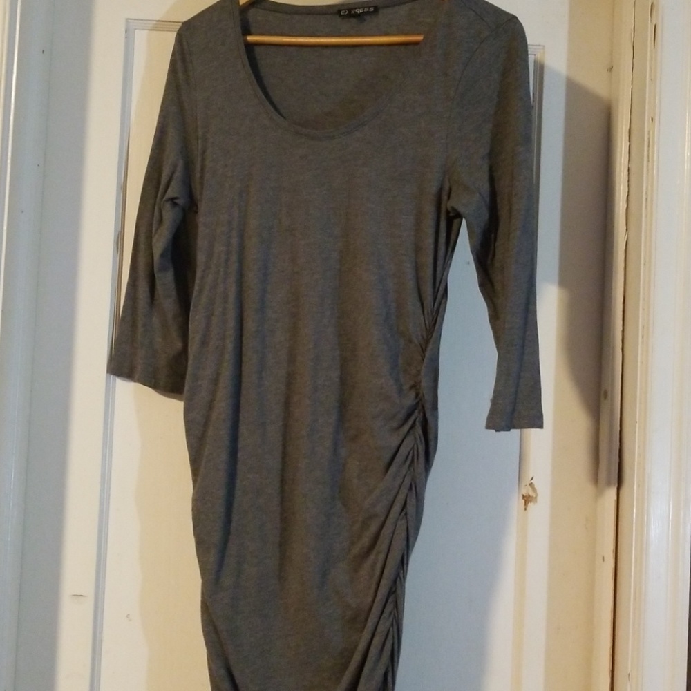 Slimming Express Grey Dress